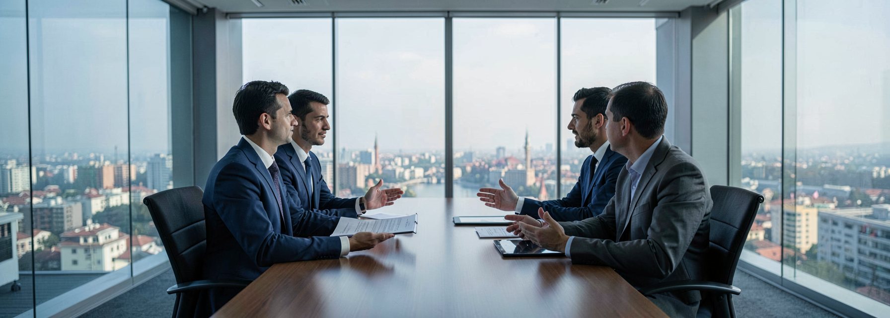 Commercial contract termination and agency dispute negotiation in an Istanbul corporate law office