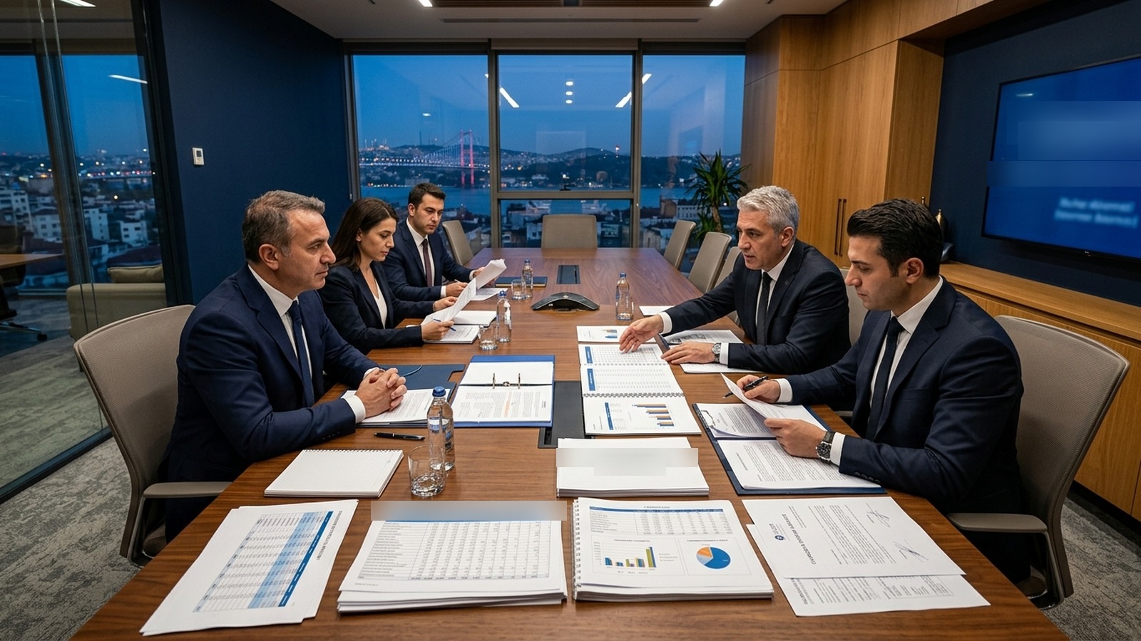 Commercial contract termination and agency dispute negotiation in an Istanbul corporate law office
