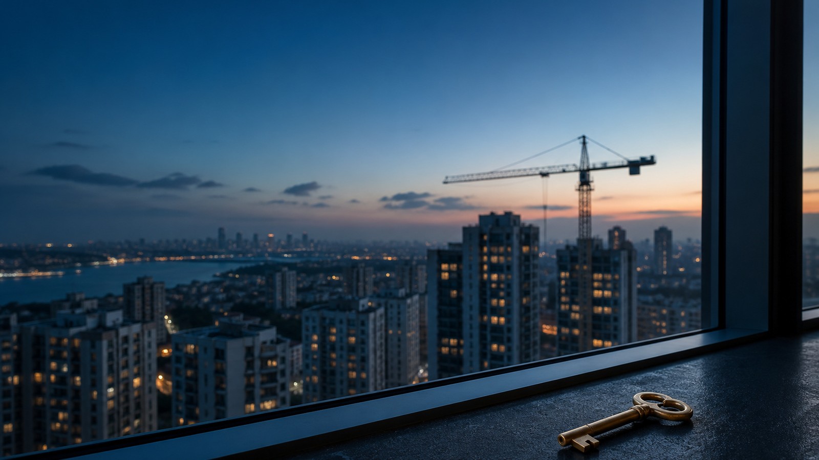 Buyers and their lawyer reviewing a delayed Istanbul residential development against the sales contract handover schedule