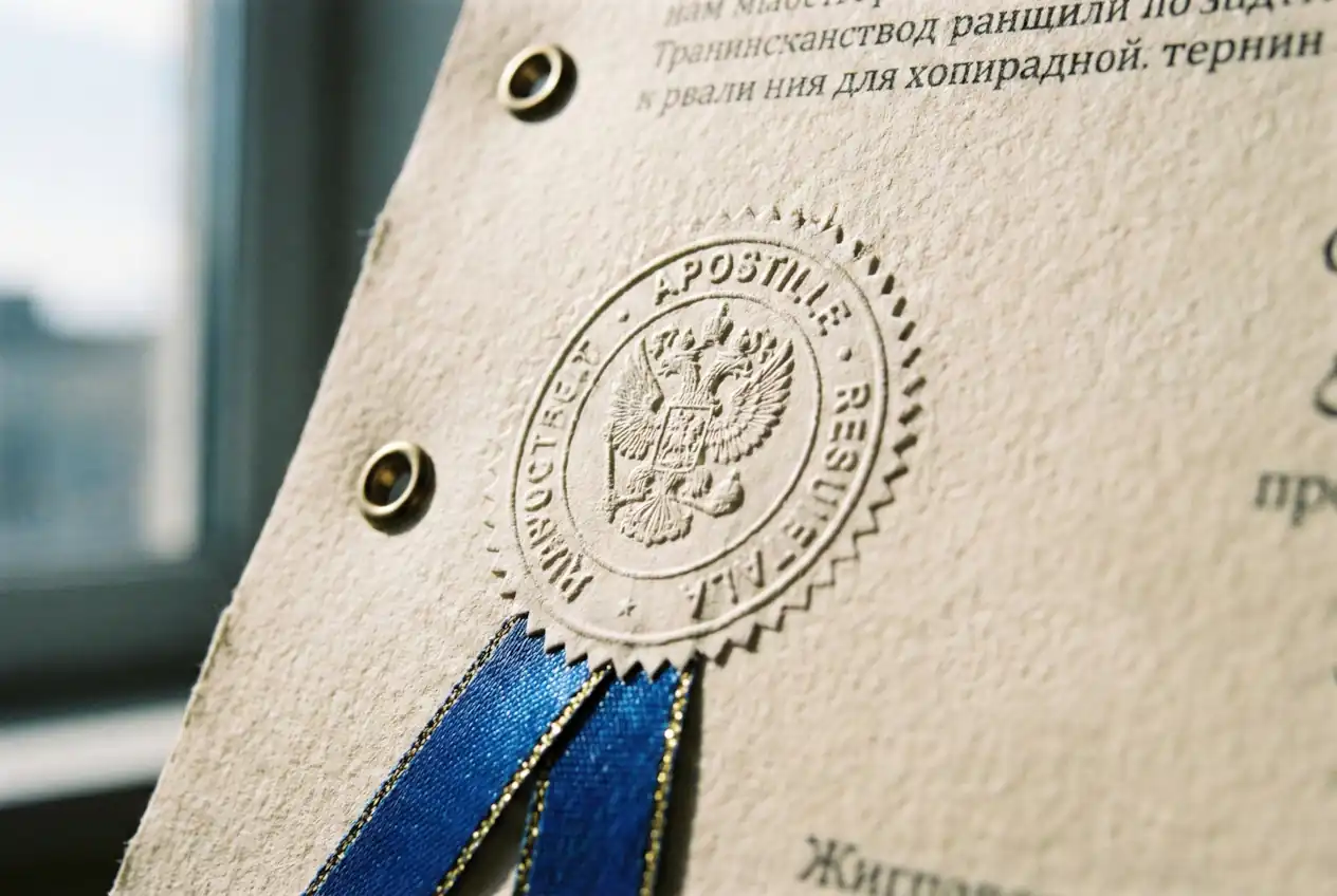 Apostilled documents for a tenfiz action
